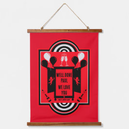 NAK-Tag Wandteppich Mit Holzrahmen