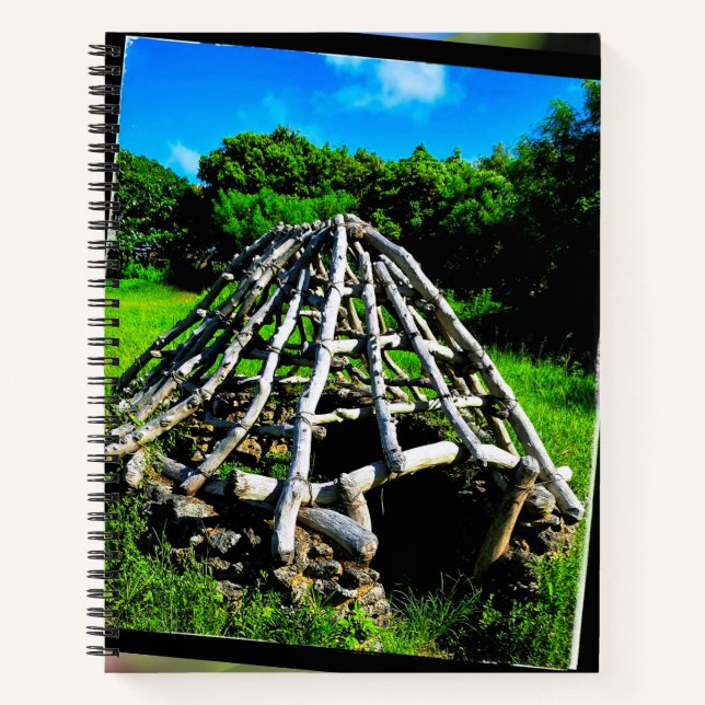 Nakabaru Ruins Uni-Ruled-Notebook Notizbuch (Vorderseite)