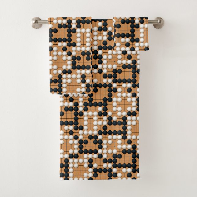 Nakade Formen (in kleinem Maßstab) Badhandtuch Set (Insitu)