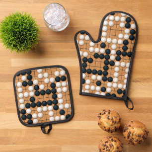 Nakade Shapes Ofenhandschuh & Topflappen-Set