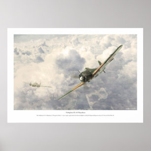 Nakajima Ki-43 Hayabusa Poster