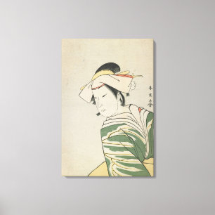 Nakamura Noshio II als Tonase, 1795 Leinwanddruck