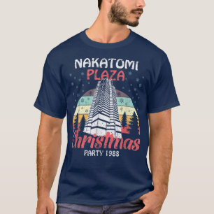 Nakatomi Plaza Weihnachtsfeier 1988 Lustige Xmas V T-Shirt