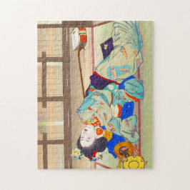 Nakazawa Hiromitsu Inn at Gion maiko geishi art Puzzle