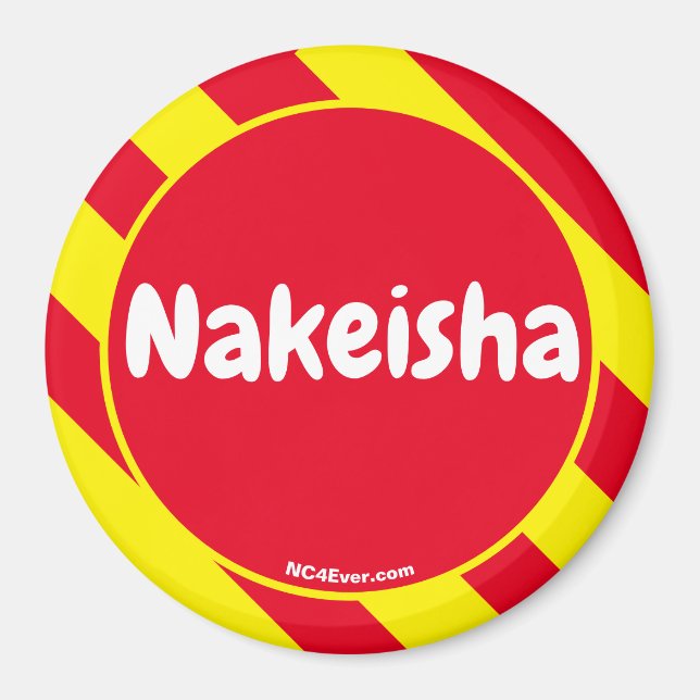 Nakeisha Red/Yellow Magnet (Vorne)