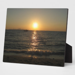 Naklua Beach Sunset .. Pattaya, Chonburi, Thailand Fotoplatte