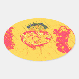 Nakupenda - Ich liebe dich Swahili Wort Text Bedeu Ovaler Aufkleber