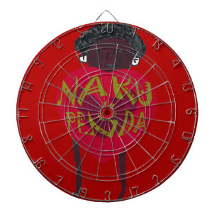 Nakupenda Sana Art Print Swahili Design Dartscheibe