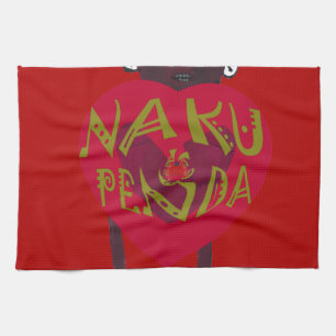 Nakupenda Sana Art Print Swahili Design Handtuch