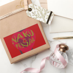 Nakupenda Sana Art Print Swahili Design Rechteckiger Aufkleber