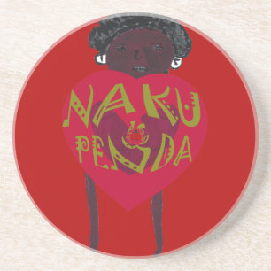 Nakupenda Sana Kunstprint Swahili Design Untersetzer