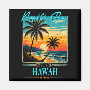 Nali Bay Hawaii Sonnenuntergangsstrand Sommer 2026 Magnet