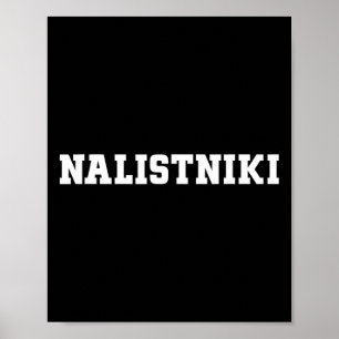 Nalistniki Food Design für Männer Frauen Kinder Lu Poster