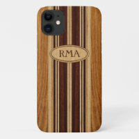 Nalu Lua Imitats Koa Wood Monogram Surfboard