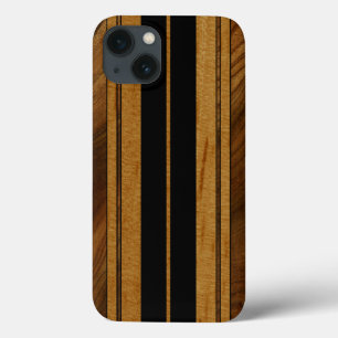 Nalu Mua Falsch Koa Wood Surfboard iPad Air Cases