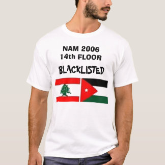 NAM 2006 14. Stockschwarze liste T-Shirt