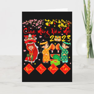 Nam Moi Nhu Y Vietnamesisches Neujahrsfest Katzenj Karte