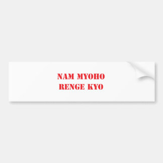 Nam Myoho Renge Kyo Autoaufkleber