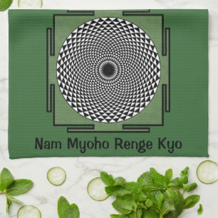 Nam Myoho Renge Kyo Chor Geschirrtuch