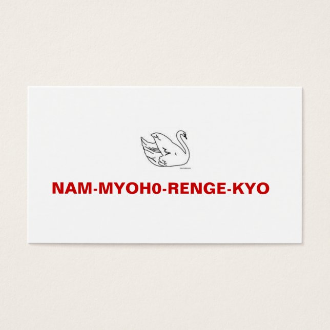NAM-MYOHO-RENGE-KYO Einladungskarte (Vorderseite)