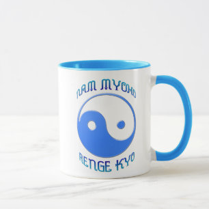 "Nam Myoho Renge Kyo" Yin u. Yang-Buddhismus Tasse