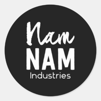 Nam Nam Industries invertert bilde Runder Aufkleber