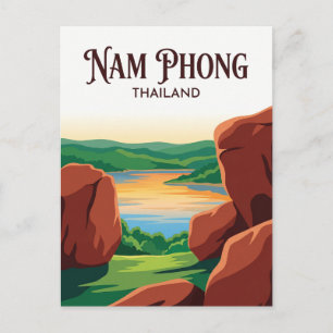 Nam Phong Nationalpark Thailand Postkarte