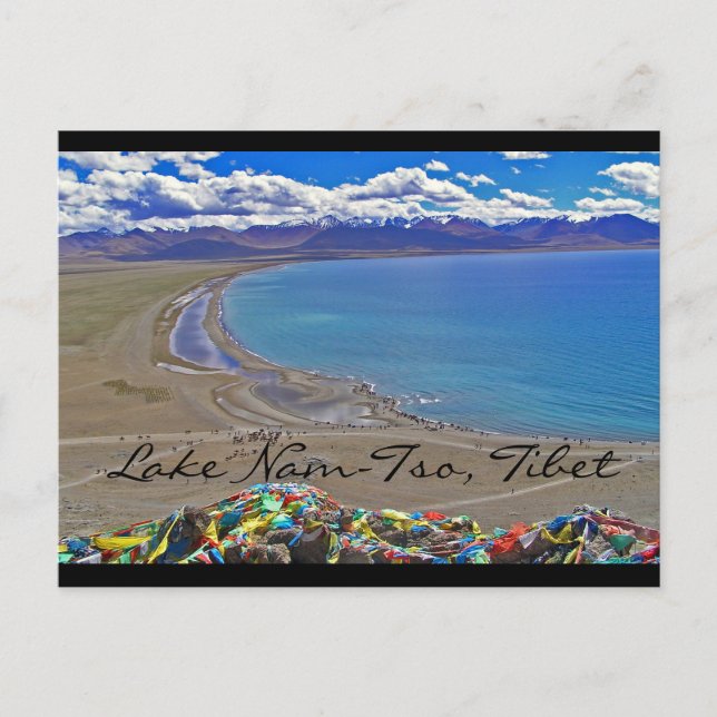Nam-Tso-See in Tibet Postkarte (Vorderseite)