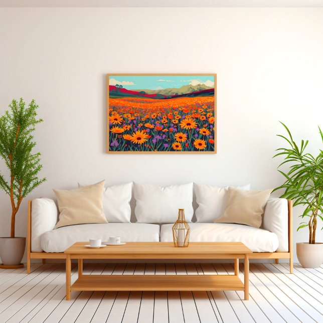 Namaqualand-Wildblumenfeld Poster (Von Creator hochgeladen)