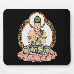 Namaskara Mudra Buddha Mousepad
