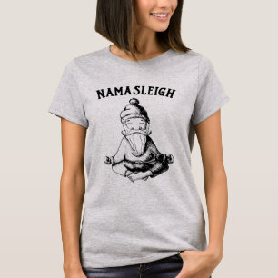Namasleigh Weihnachts-Meditation Yoga Holiday T-Shirt