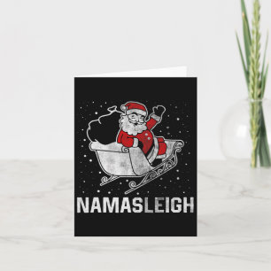 Namasleigh Weihnachtsmann-Rentiere verschicken Ges Karte