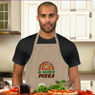 Namastay Home Make Pizza Lustiges Geschenk Schürze