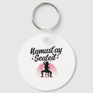 Namastay Seated - Stuhl-Yoga Schlüsselanhänger
