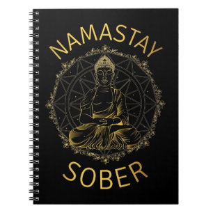 Namastay Sober II Notizblock