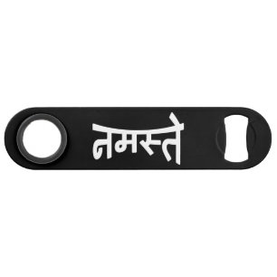 Namaste (न म स् ते) - Devanagari-Skrip Speed Flaschenöffner