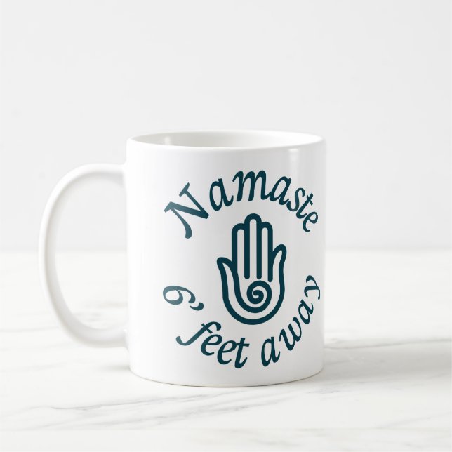 Namaste 6' Fee weg Kaffeetasse (Links)