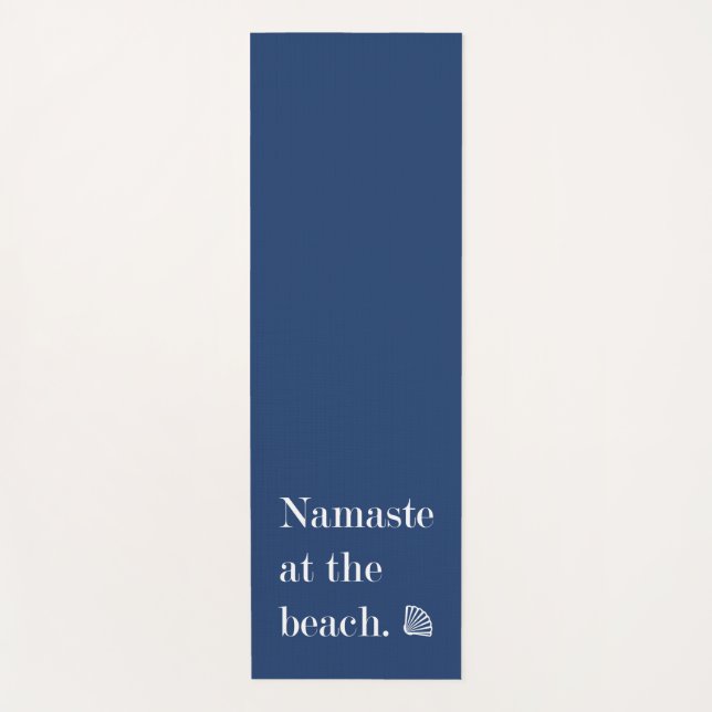 Namaste am Strand Yogamatte (Vorderseite)