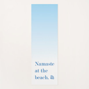 Namaste am Strand Yogamatte