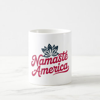 Namaste America Patriotic Yoga Kaffeetasse