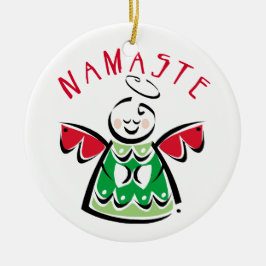 Namaste Angel Keramik Ornament