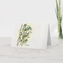 Namaste auf Bamboo respektvoller, höflicher Gruß