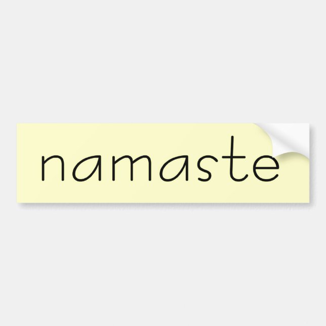 namaste Autoaufkleber (Vorne)