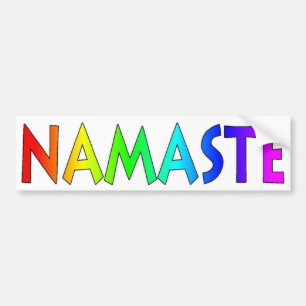Namaste Autoaufkleber
