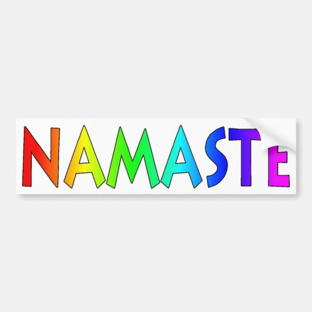Namaste Autoaufkleber (Vorne)