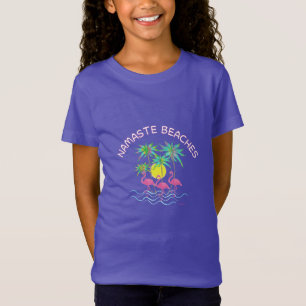 Namaste Beaches Zen Yoga T-Shirt Tropic Fun Grafik