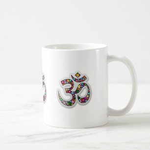 Namaste Blumen-Symbol-Kunst Tasse