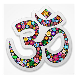 Namaste Blumensymbol Kunst Fotodruck