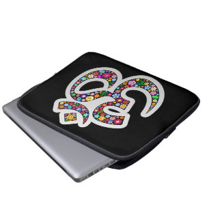 Namaste Blumensymbol Kunst Laptopschutzhülle