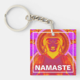 Namaste Buddha Schlüsselanhänger